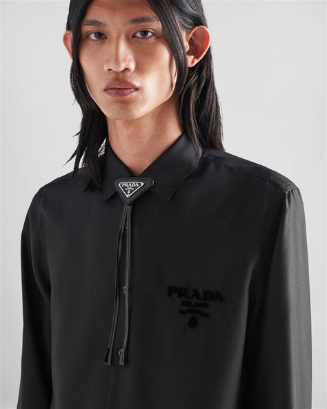 prada brushed leather bolo tie|Prada Ties for Men .